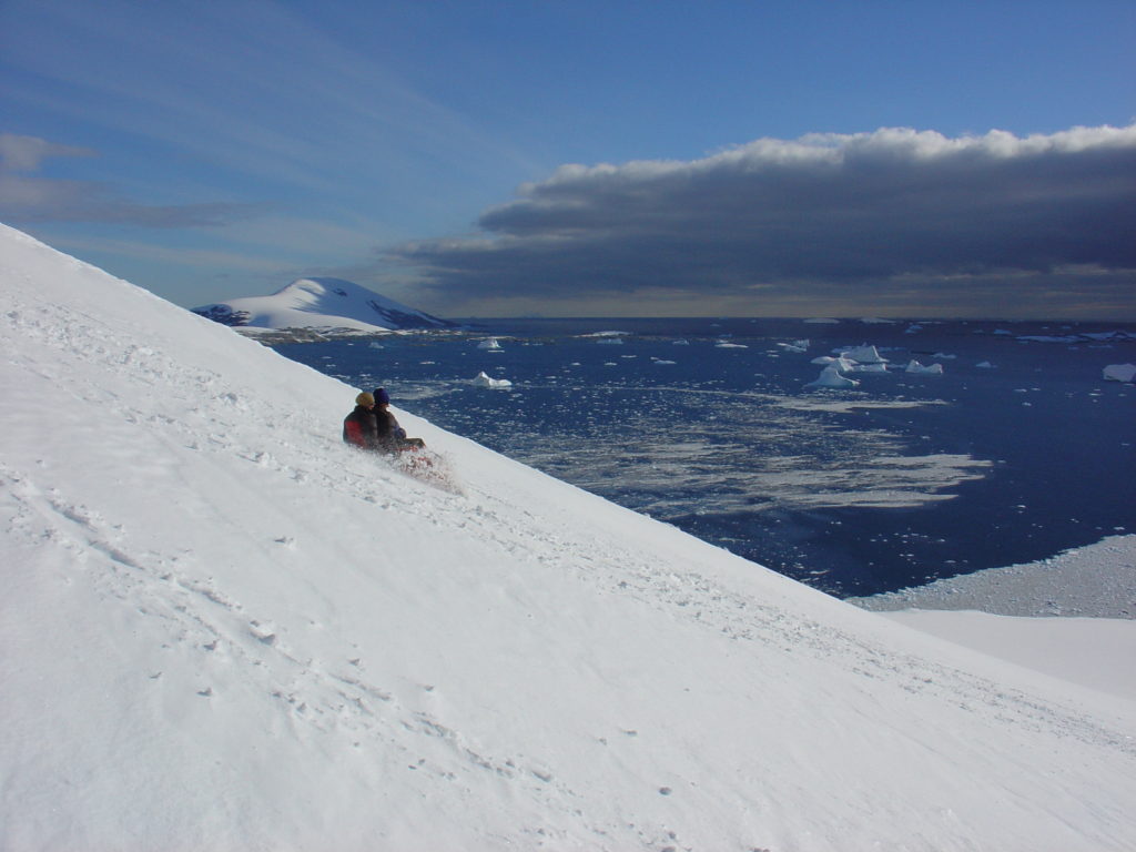 Sliding in Antarctica 