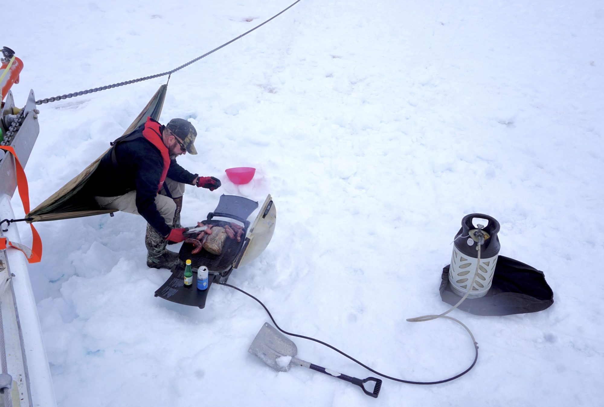 Barbecue in Antarctica